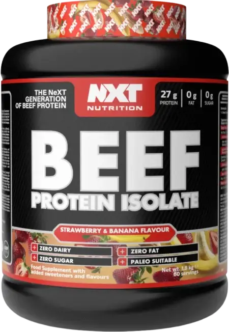 NXT Beef Isolate 1.8kg Strawberry Banana