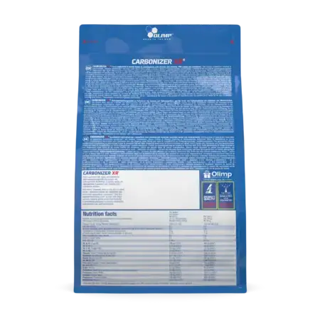 Olimp Carbonizer XR Sport 1000g Nutritional Information