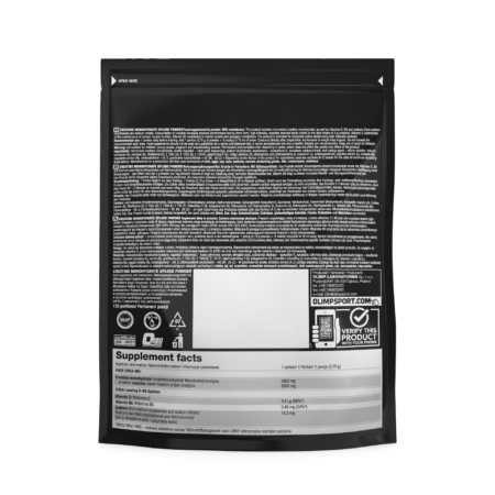Olimp Creatine Monohydrate Xplode Orange Nutrition Panel