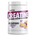 Per4m Creatine Monohydrate Passion Fruit Flavour 400g Front of tub