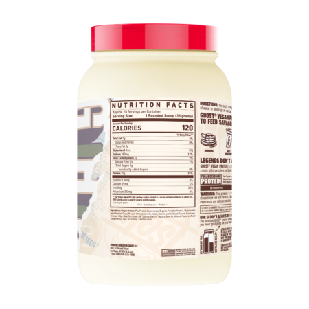 GHOST® VEGAN Protein Chocolate Cereal Milk (Back)