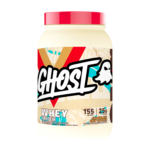 GHOST® WHEY protein Chocolate Chip Flavour front of Tub Photo.