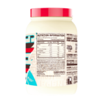 GHOST® WHEY protein Chocolate Chip Flavour back of Tub Photo