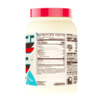 GHOST® WHEY protein Milk Chocolate Flavour back of Tub Photo