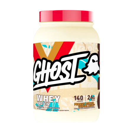 GHOST® WHEY protein Peanut Butter Cereal Milk Flavour front of Tub Photo