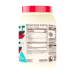GHOST® WHEY protein Peanut Butter Cereal Milk Flavour back of Tub Photo