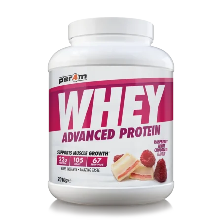 Per4m Advanced Whey White Chocolate Raspberry front