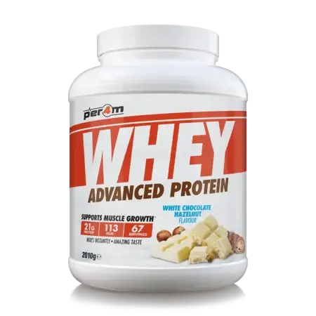 Per4m Advanced Whey White Chocolate Hazelnut front