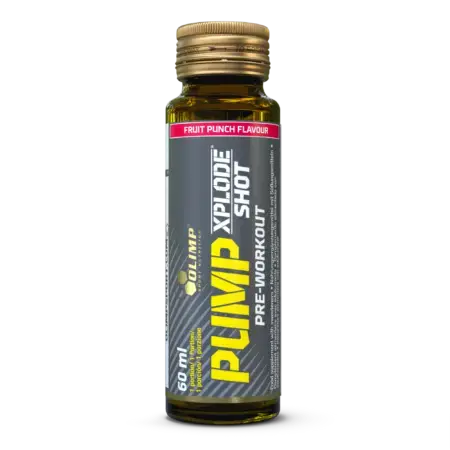 Olimp Pump Xplode Shot Fruit Punch Front of bottle