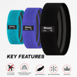 RDX CU Heavy Duty Fabric Resistance Bands Product Photo