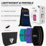 RDX CU Heavy Duty Fabric Resistance Bands Set Multi Functional Photo