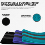 RDX CU Heavy Duty Fabric Resistance Bands Set Comfort Photo