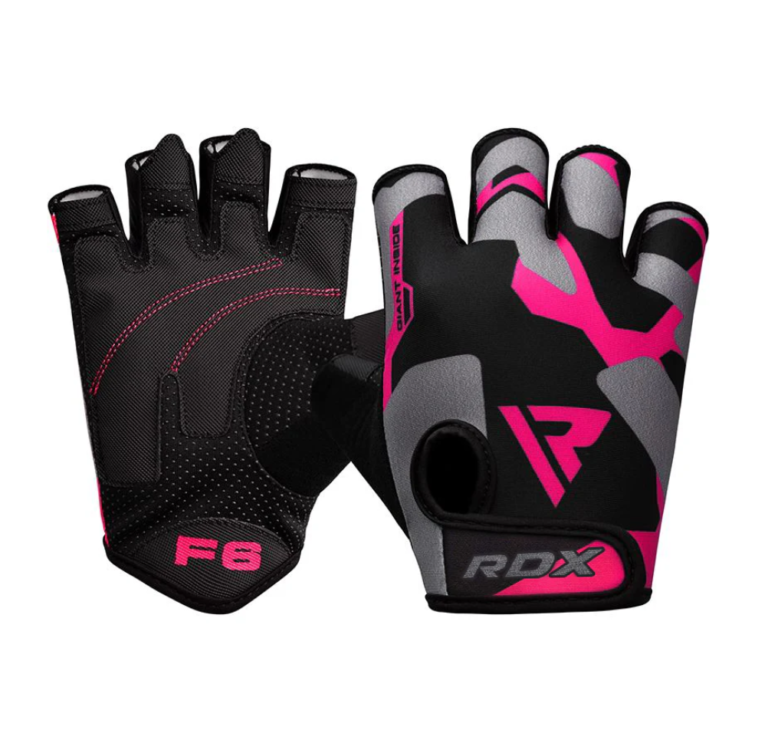 RDX F6 Weightlifting Gloves Pink Camo Photo 3