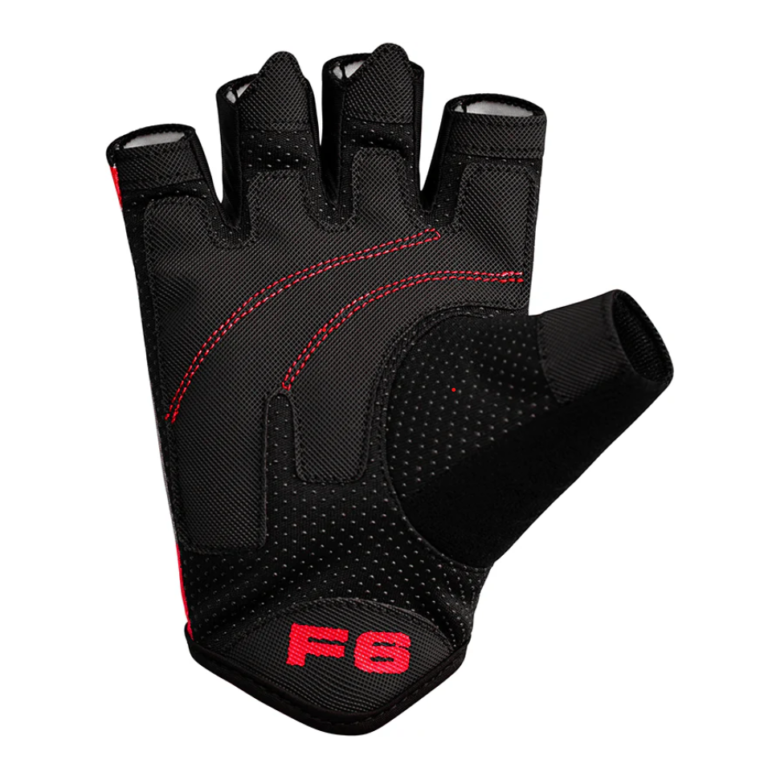 RDX F6 Weightlifting Gloves Red Camo Palm Photo