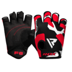 RDX F6 Weightlifting Gloves Red Camo Photo 3