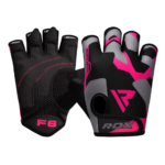 RDX F6 Weightlifting Gym Gloves Photo Pink Camo