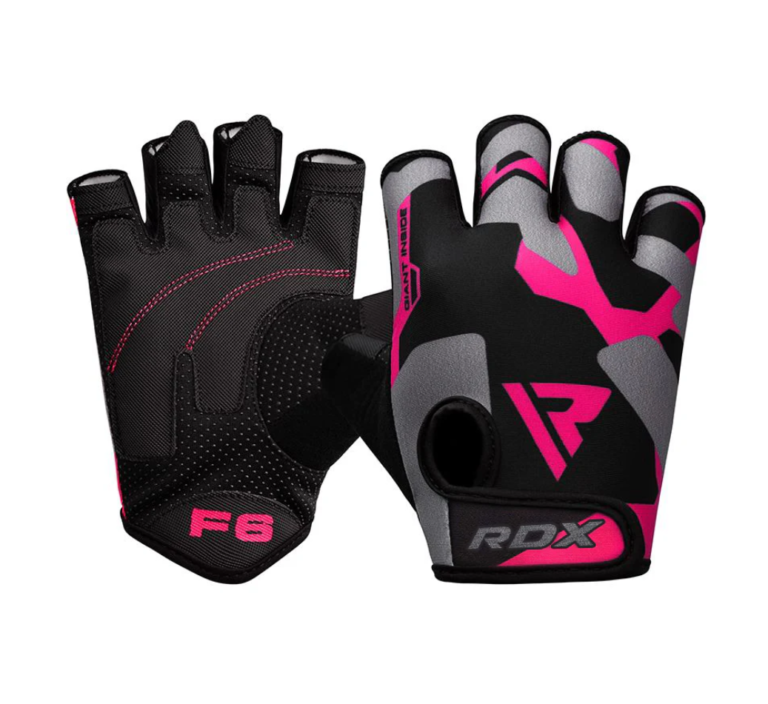 RDX F6 Weightlifting Gym Gloves Photo Pink Camo