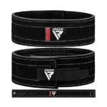 RDX Sports 4 Inch IPL USPA Approved Powerlifting Belt Black Combined View Photo