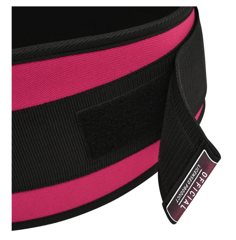 RDX Sports RX3 6 Inch Lifting Belt for Women Pink Velcro Fastening Photo