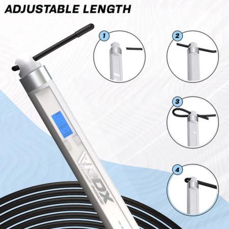 RDX Sports Smart Skipping Rope Adjustable Cable Length Photo