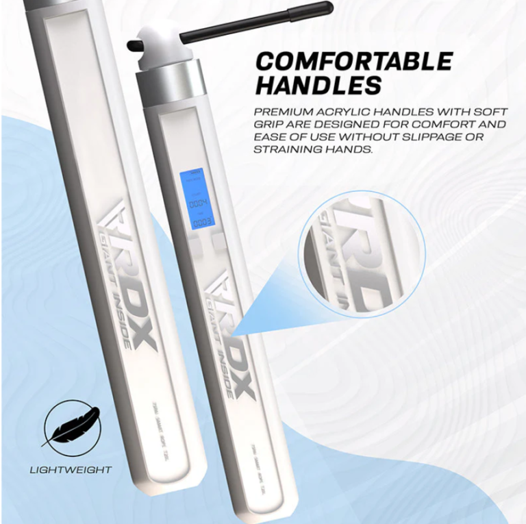 RDX Sports Smart Skipping Rope Handles Info Photo