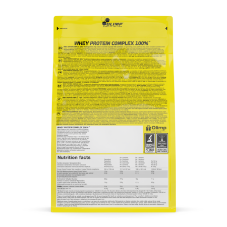 Whey Complex 100 700g nutrition panel