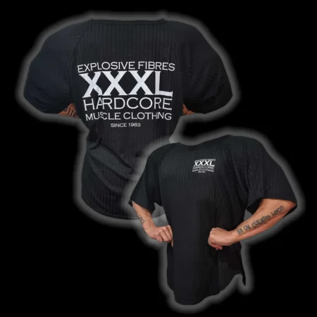 Explosive Fibres Classic XXXL Logo Old School Jumbo Rib Ragtop Black