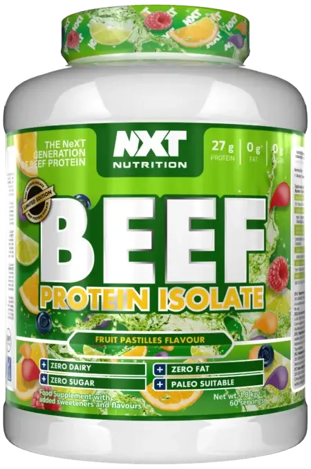NXT beef_protein_fruit_pastille flavour