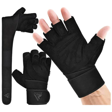 RDX Sports L4 Open Finger Weightlifting Gym Gloves