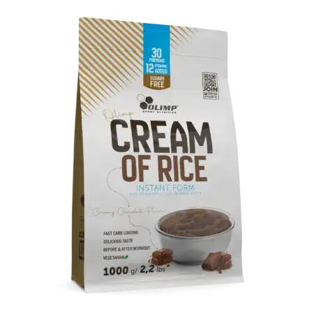 Olimp Cream of Rice Chocolate front of pack Image