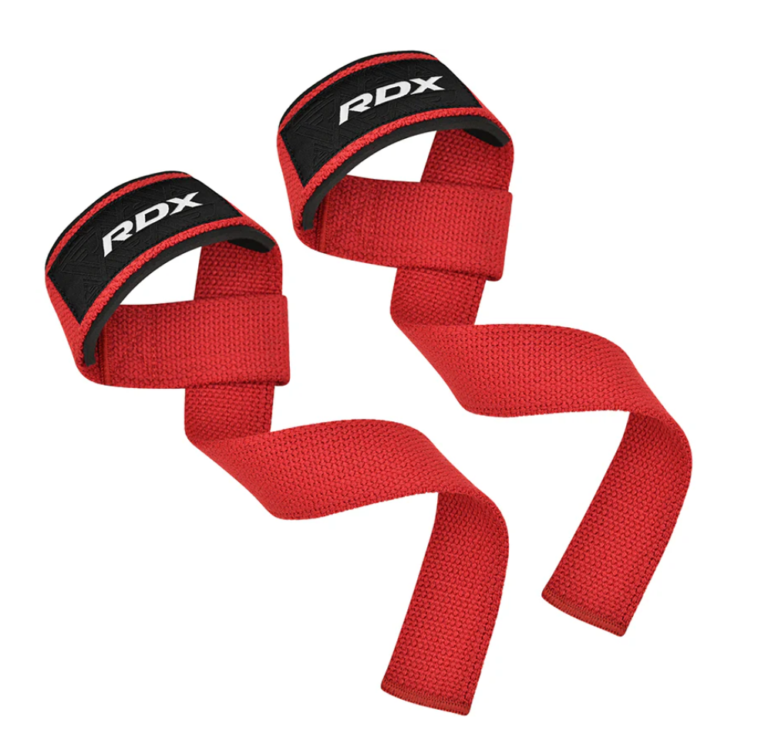 RDX Sports Lifting Straps Red Photo 2