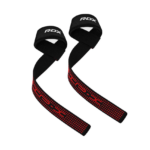 RDX Sports S4 Lifting Straps Black and Red Photo