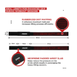 RDX Sports S4 Lifting Straps Product Information Photo