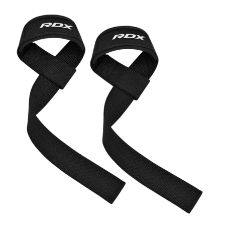 RDX Sports W1 Lifting Straps Black Photo 3