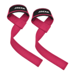 RDX Sports W1 Lifting Straps Pink Photo