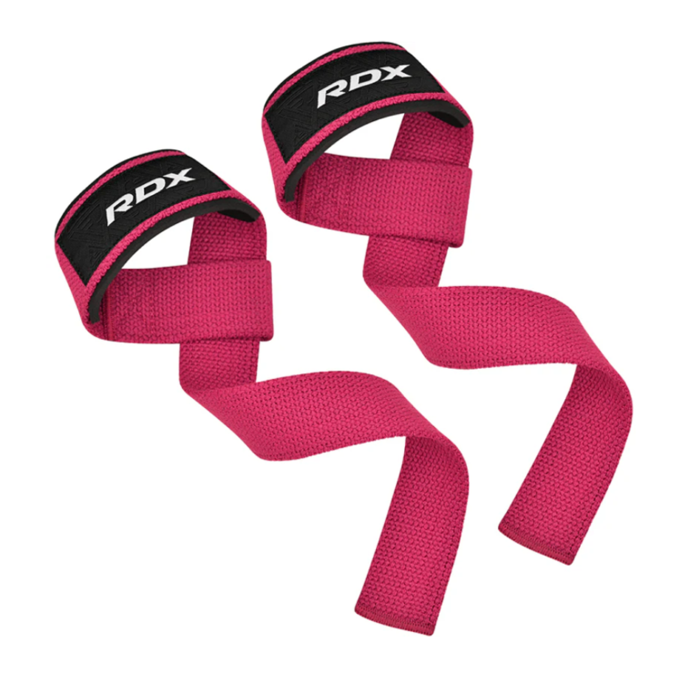RDX Sports W1 Lifting Straps Pink Photo 2