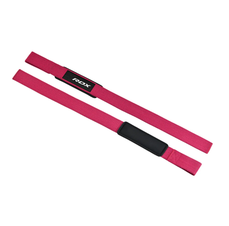 RDX Sports W1 Lifting Straps Pink Photo 3