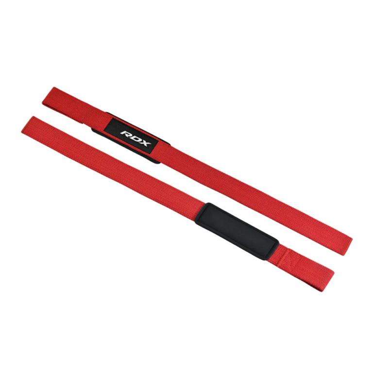 RDX Sports W1 Lifting Straps Red Photo 3