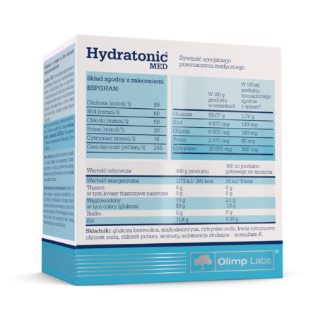 Olimp Labs Hydratonic MED back of box