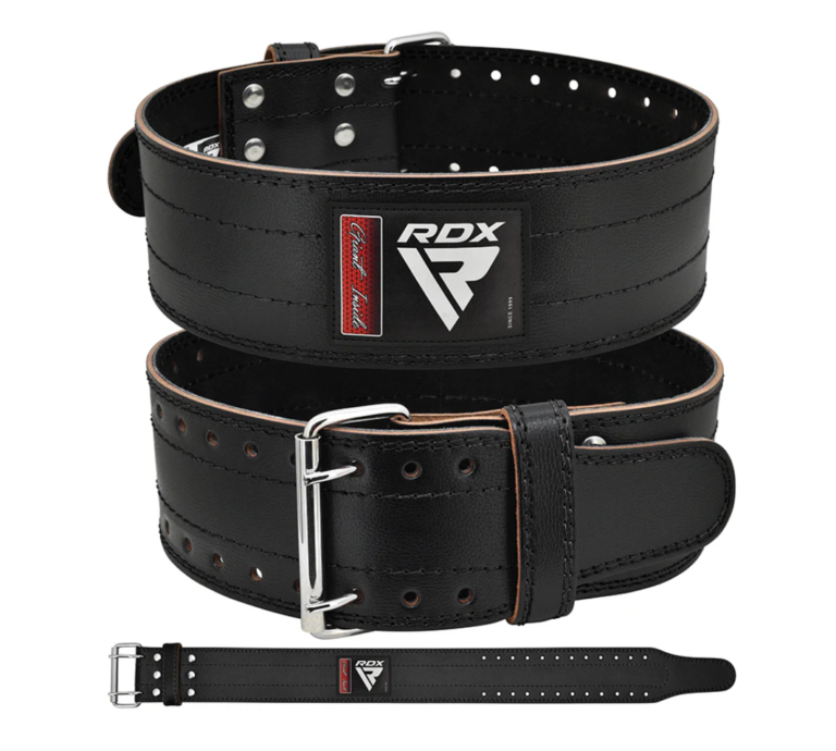 RDX RD1 Powerlifting Leather Gym Belt Black Photo