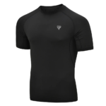 RDX T15 Rash Vest Black Front View