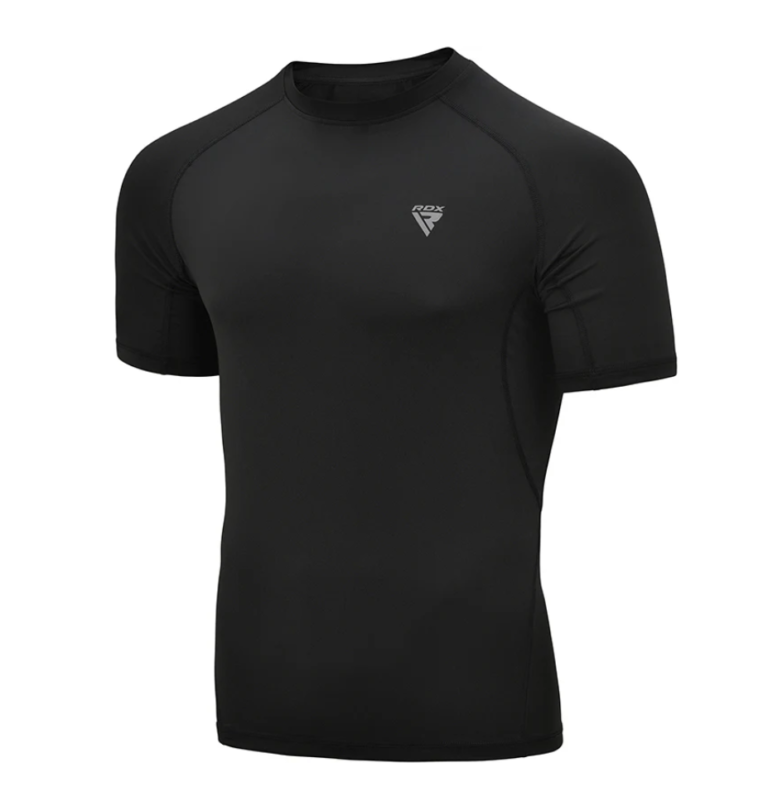 RDX T15 Rash Vest Black Front View