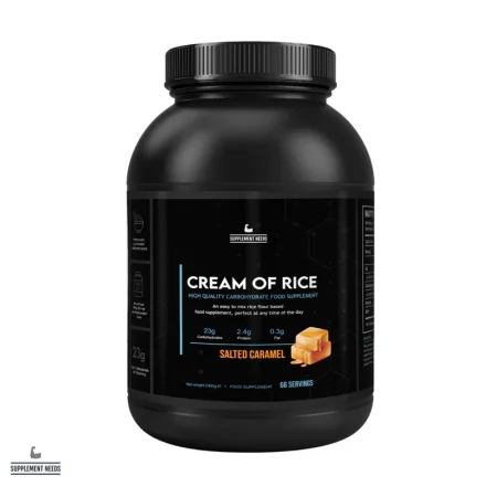 Supplement Needs Cream of Rice Salted Caramel Tub