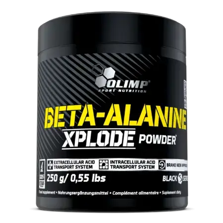 Olimp Beta Alanine Xplode front of tub