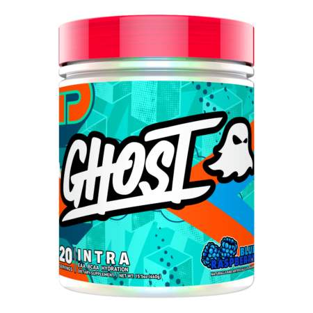 GHOST® INTRA Blue Raspberry Flavour (Front)