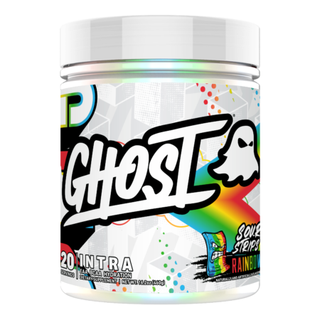 GHOST® INTRA Sour Strips Rainbow Flavour (front)
