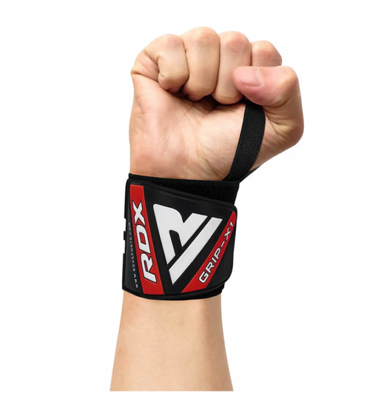 RDX Sports W3 IPL USPA Approved Powerlifting Wrist Support Wraps Black Image 2