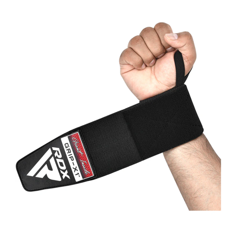 RDX Sports W3 IPL USPA Approved Powerlifting Wrist Support Wraps Black Image