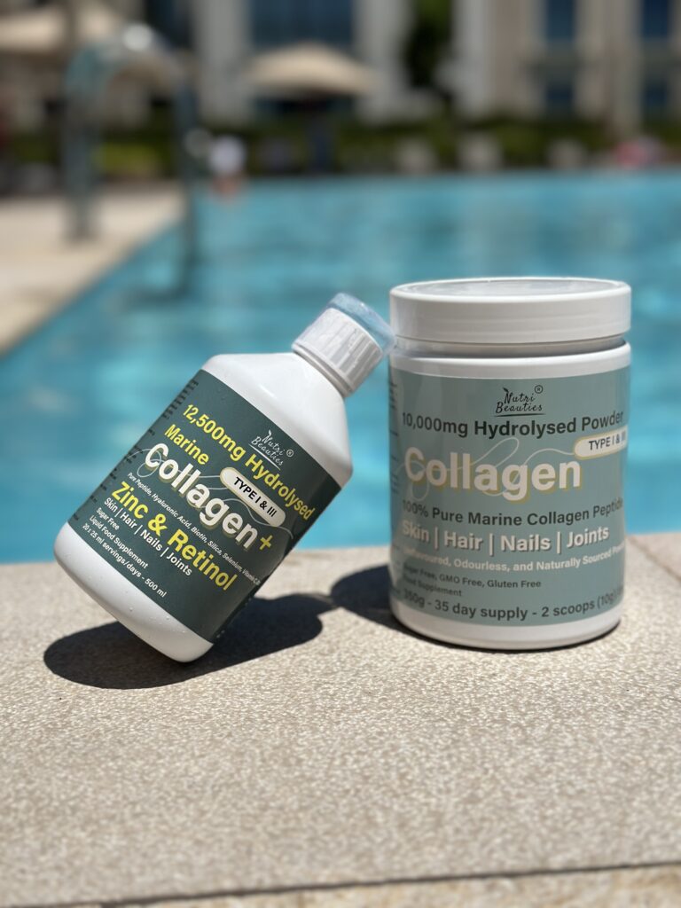 Nutri Beauties Collagen powder and liquid