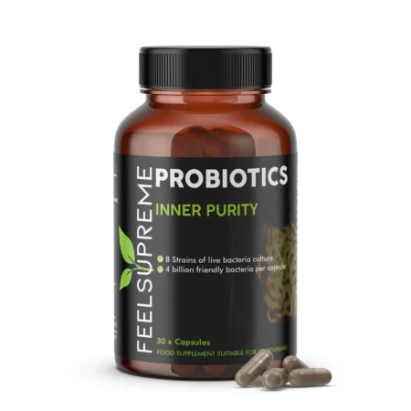 Feel Supreme Probiotics Front of Pot